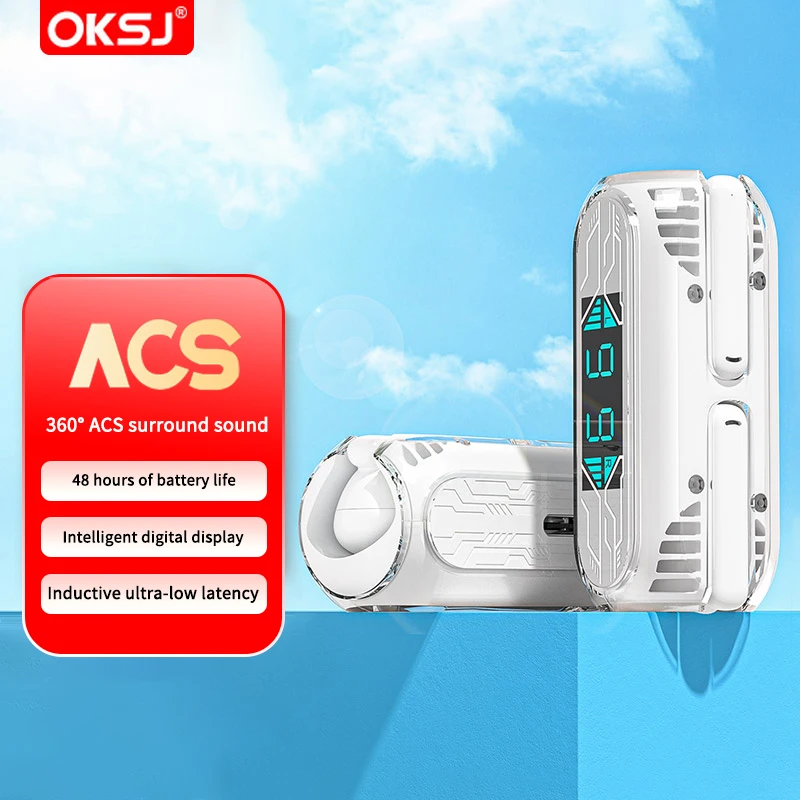 

TWS-стереонаушники OKSJ T400 с шумоподавлением и поддержкой Bluetooth