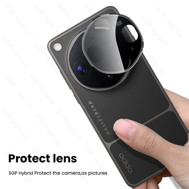 3D Black Tempered Glass Camera Protector with 9H Curved Lens Cover