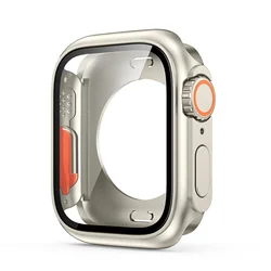 Ultra 360 Full Cover Case with Tempered Glass Screen Protector - 45mm series 78 (Starlight)