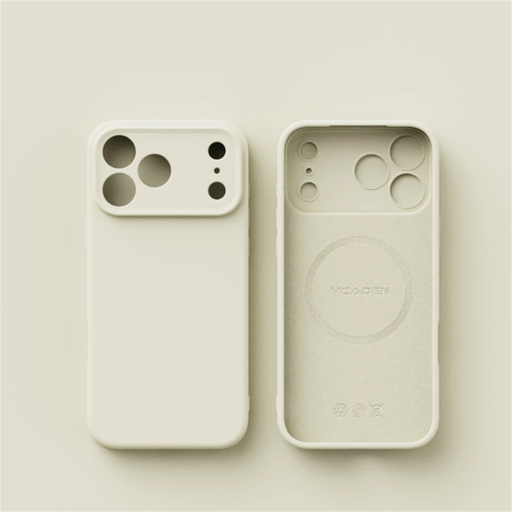 Luxury Liquid Silicone MagSafe-Compatible Phone Case with Wireless Charging Capability and Smooth Finish