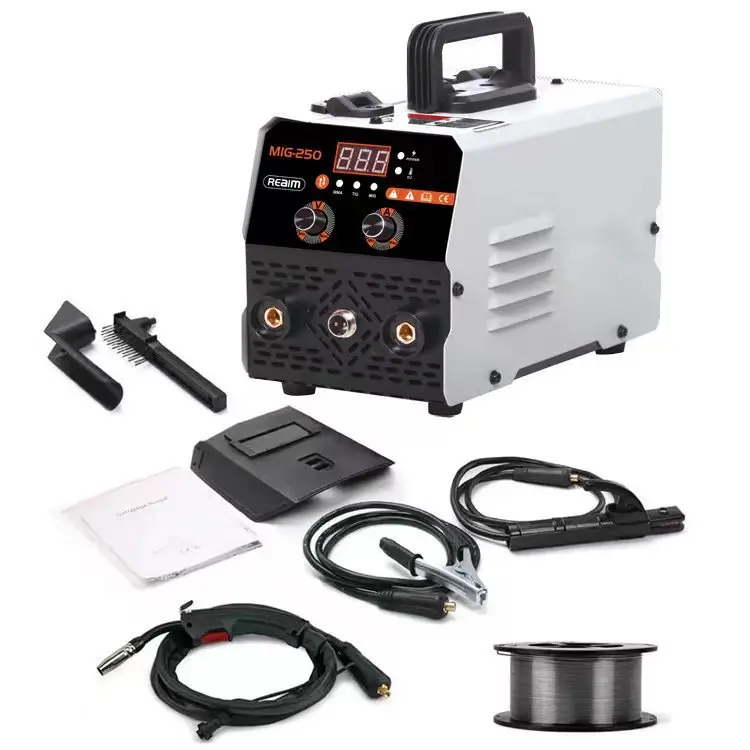 Non Gas Shielded Complete Set of NB250 Multifunctional Gas Shielded Welding Small Household Portable MIG Machine