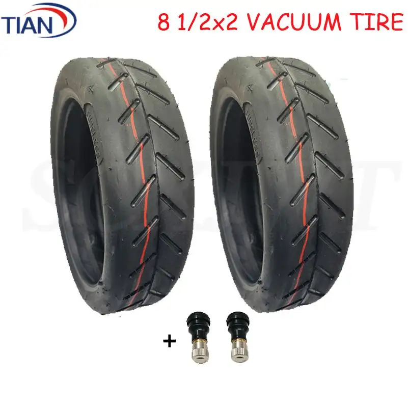 Enhanced Electric Scooter Tubeless Vacuum Tire - 8.5-Inch