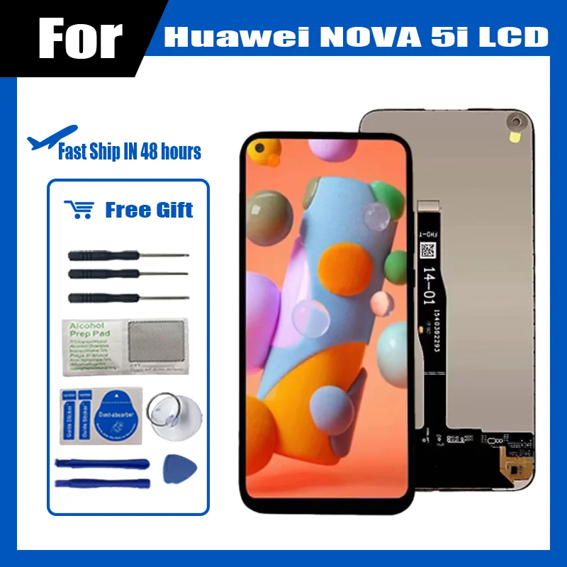 

6.4'' For Huawei P20 Lite 2019 / Nova 5i GLK-LX1 GLK-LX2 GLK-LX3 LCD Display +Touch Screen Digitizer Assembly For P20Lite 2019