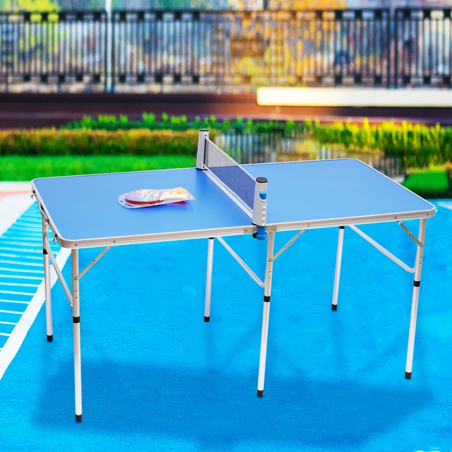 Mesa de ping pong dobrável 160x80cm Outsunny A20-145 - Comprar com preços  económicos