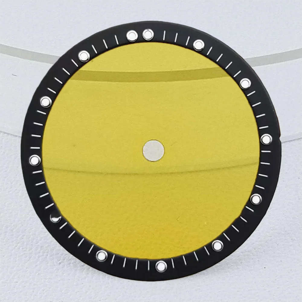 28.5mm Green Luminous Dial with Transparent Surface - Hollow Design