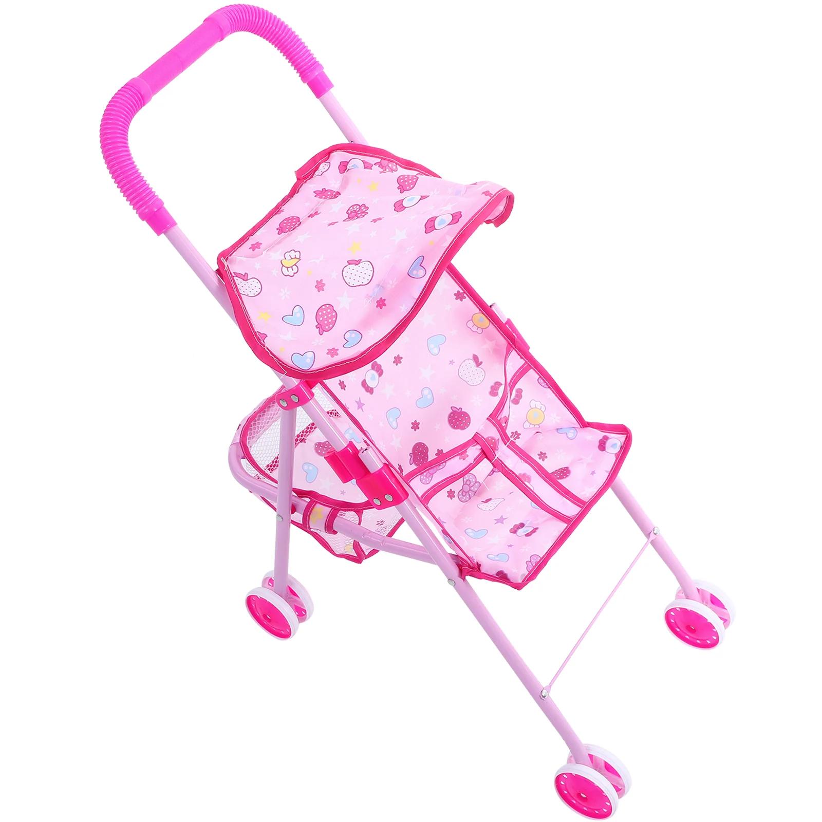 

Stroller Baby Role Play Toy Pretend Cart Toy House Toy Stroller Model