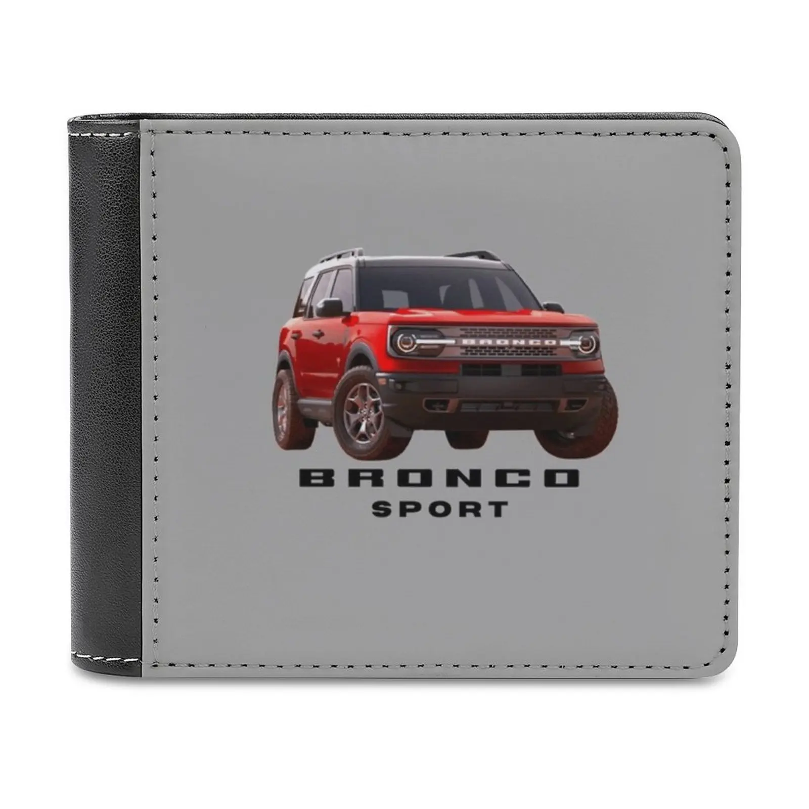 

Классический стильный бумажник Bronco Sport-красный, бумажники с узором, мужской модный высококачественный кошелек Bronco Sport Baby Bronco Ii