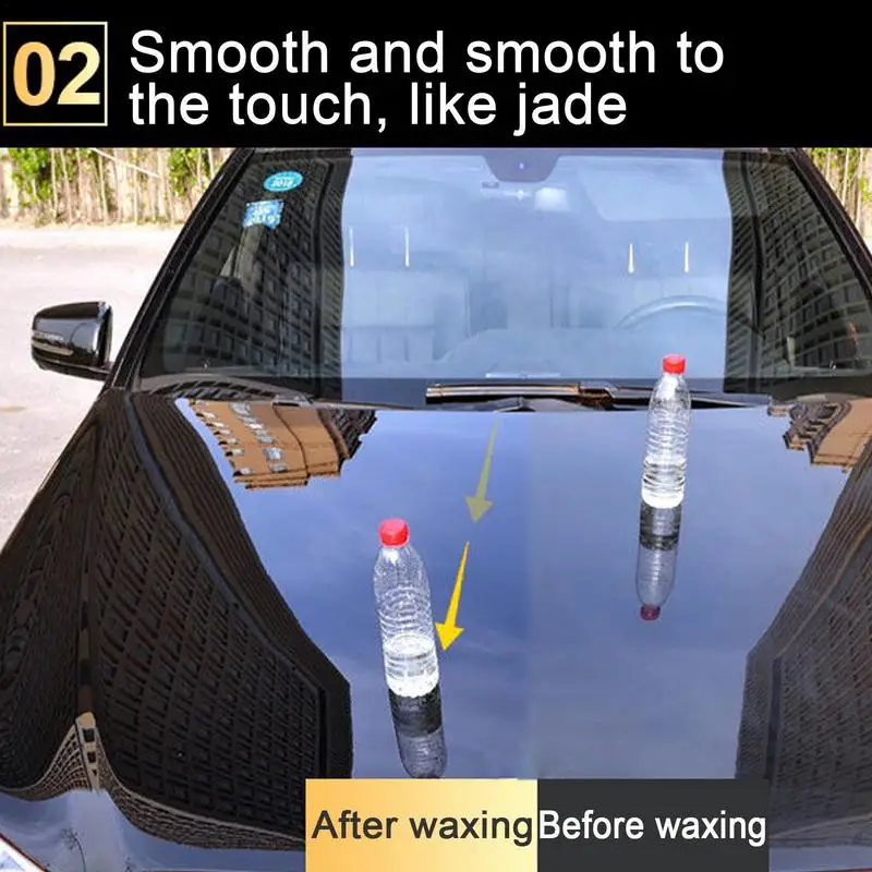 Car Wax Black & White Silver Gray Red Universal Coating Crystal Plated Long Lasting Professional Finish Easy To Use For All Cars