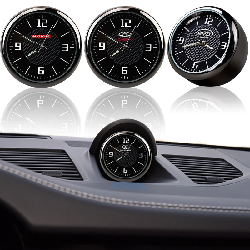Mini Car Digital Clock Auto Interior Ornaments Decoration Car Goods For