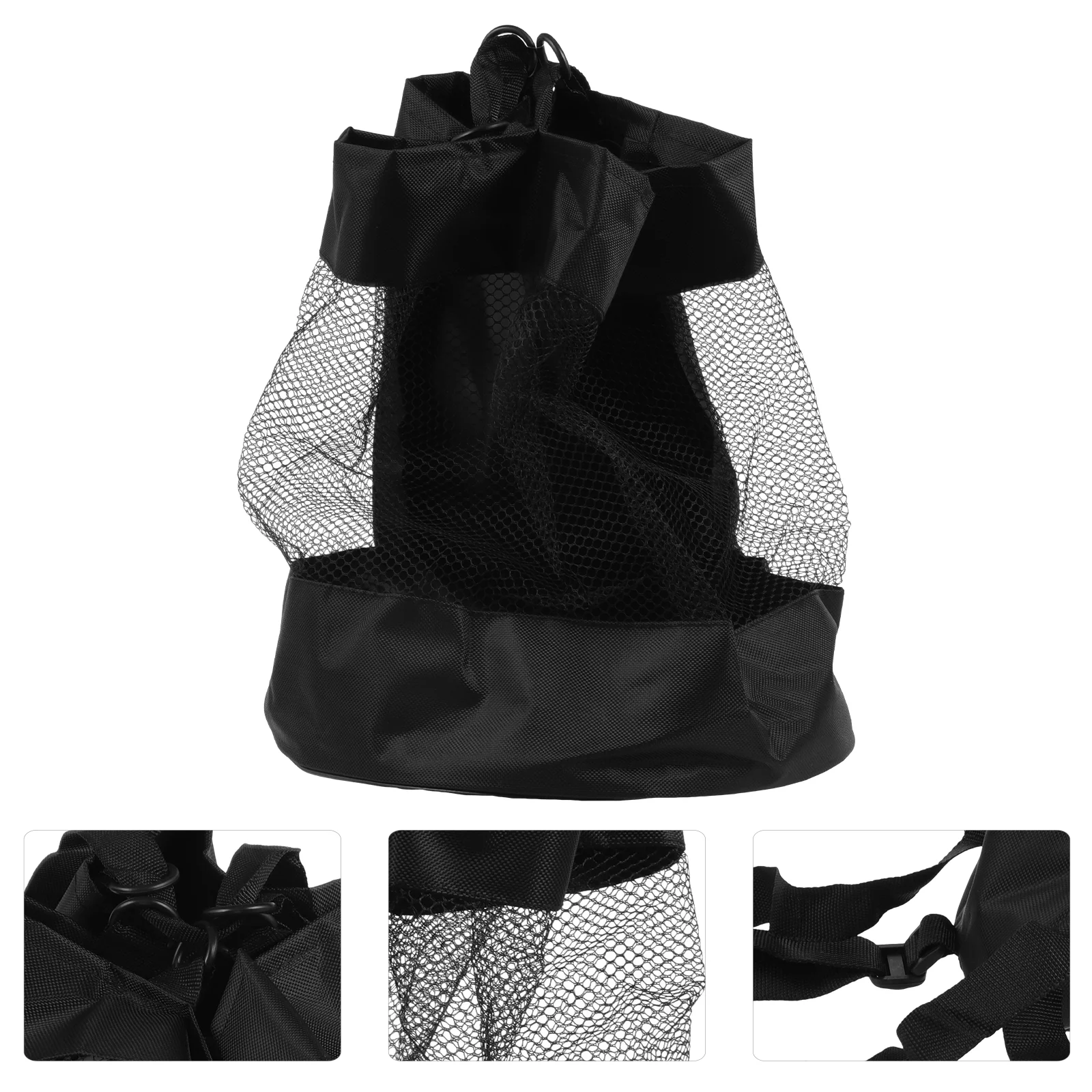 

Basketball Bag Large Capacity Mesh Net Bag Sports Ball Carrying Bag Soccer Net Bag Organizer Portable Net Storage Backpack