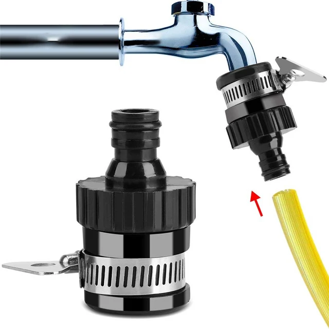 Tartós Univerzális Víz Csaptelep Adapter Műanyag Tömlő Illesztő Öntözőkert, Amely Képes Átvitelre 14-24 Mm Átmérőjű Csap - Image 2