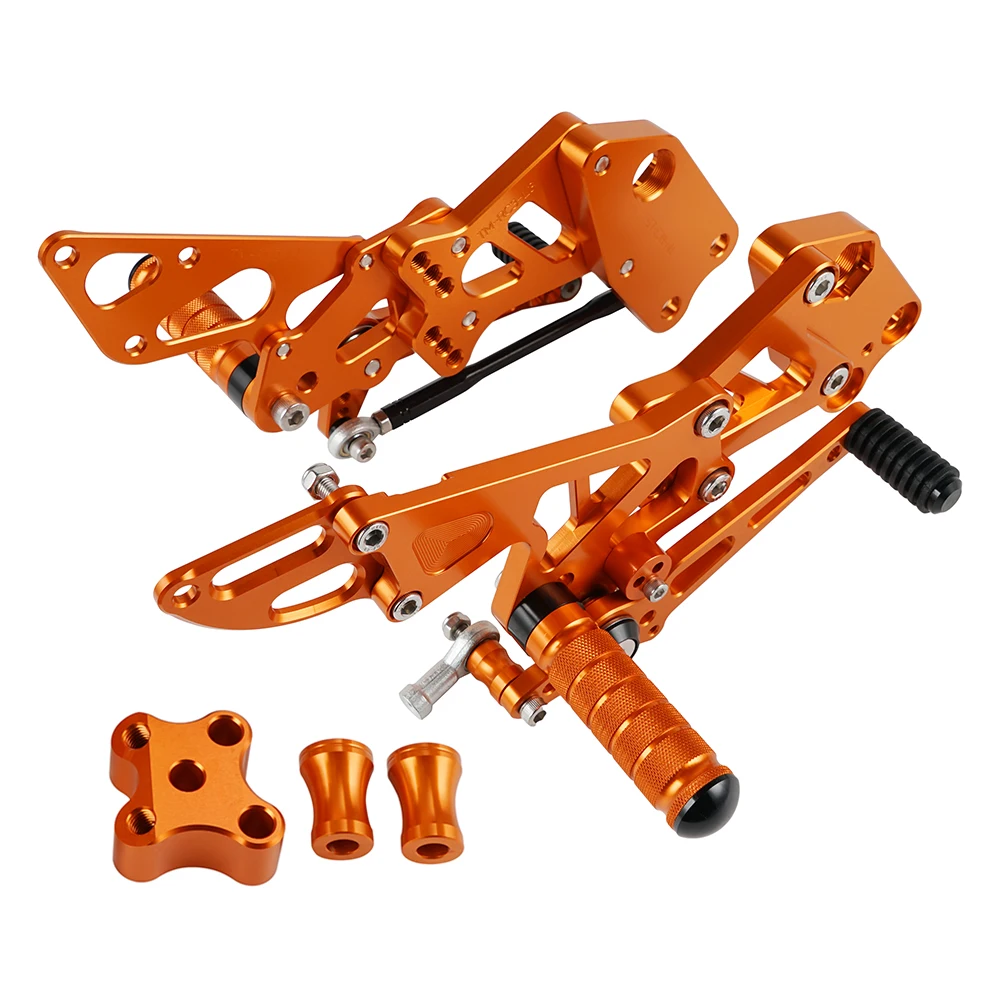 Für KTM RC 125 200 390 2014-2021 Racing Einstellbare Fußrastenanlage Fußstützen RC125 RC200 RC390 2014 2015 2016 2017 2018 2019 2020 2021 – Detail 9
