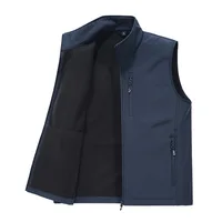 Fleece Vest For Men Winter Softshell Jacket Polar Fleece Outdoor Fishing Sleeveless Men Waistcoat Windproof Softshell Vest Men5x 2