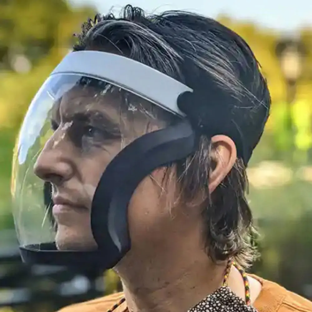 

Спортивная маска для верховой езды, защита от пыли, ветрозащитное покрытие для мотоцикла, велосипеда, полное покрытие, защита от УФ-лучей, защита UV400 и противоскользящая Синяя