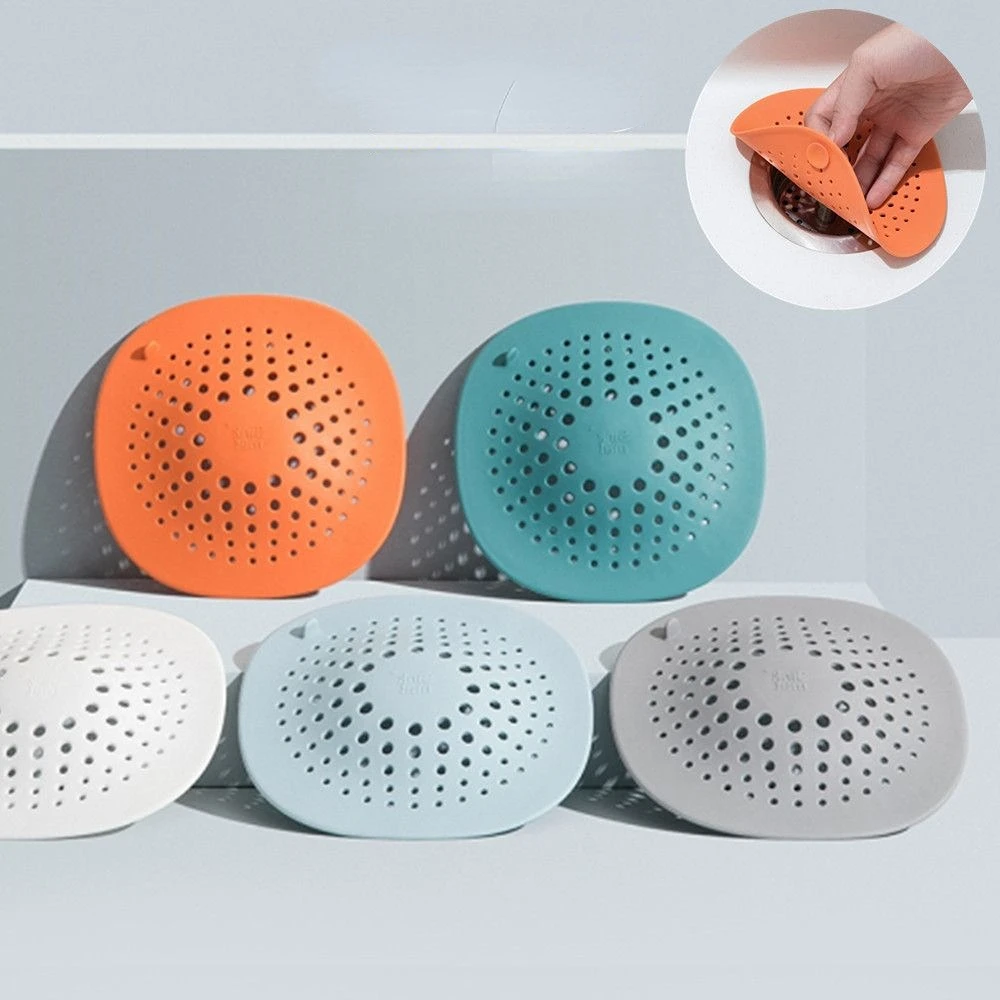 

New Drain Hair Catcher Stopper Household Kitchen Sink Filter Shower Bathroom Floor Drain Cover Universal Anti-clogging Strainer