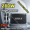 SODLK S1271 PLUS 280W High Power with HeavyBass Outdoor Home Singing HIFI Sound Quality USB Wireless MIC Bluetooth Speaker 4
