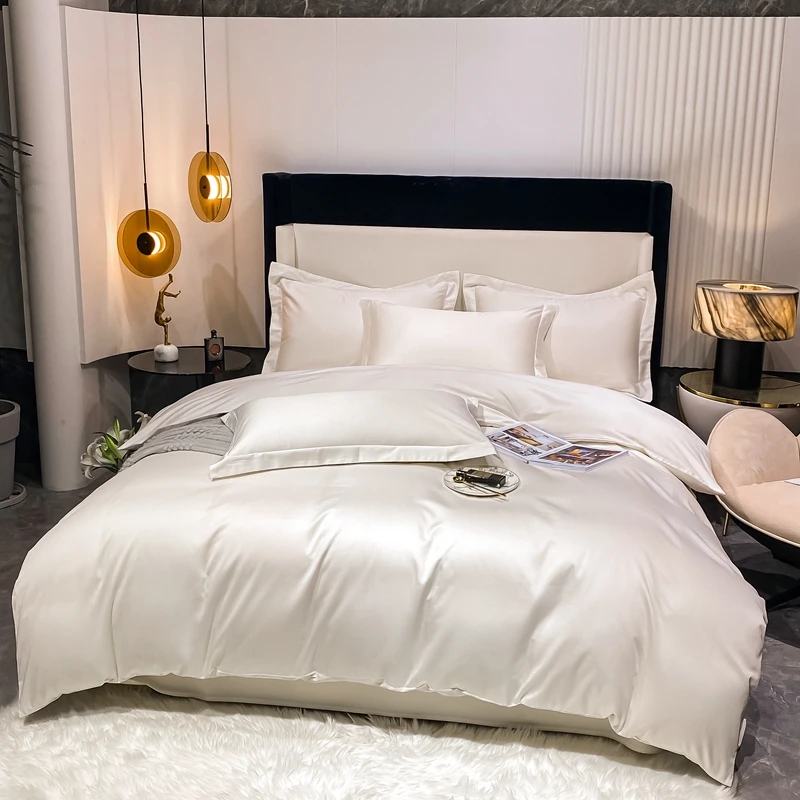 3pcs Set Luxury Bedding Set 100% Egyptian Cotton Duvet Cover Set Single Double Queen King Bed Cover Soft Quilt Cover Pillowcase 5