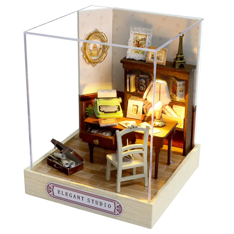 Cutebee Doll House Furniture Miniature Dollhouse DIY Miniature House Room  Box Theatre Toys for Children stickers DIY Dollhouse D - Price history &  Review, AliExpress Seller - Cute House Store