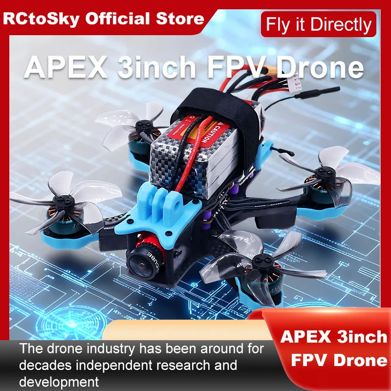 รูปสินค้า โครงคาร์บอน B-CUBE APEX 3 นิ้ว สำหรับนักบิน FPV
