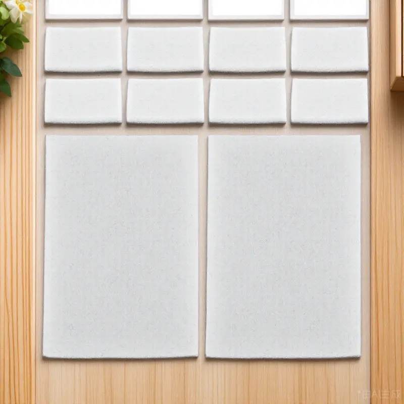 10Pcs 미니 잉크 블렌딩 화이트 폼 패드 교체용 소프트 스폰지 공예 도구 리필 스크랩북 스탬프 카드 제작용