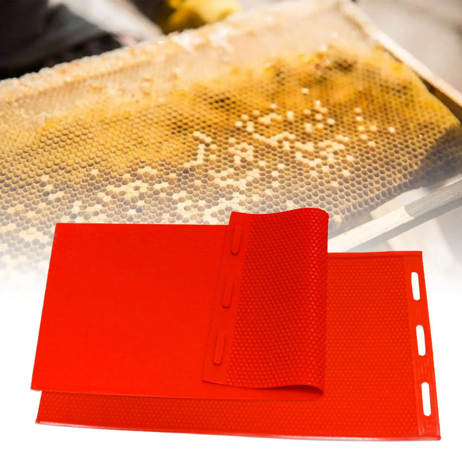 Beeswax Foundation Press Mold Silica Gel Base Mold Beekeeping Silicone