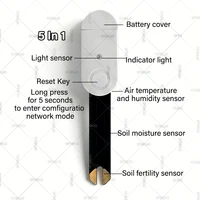 Zigbee Soil Tester 5 In 1 Moisture Fertility Temperature Humidity Luminance Detection Sensor For Z2MQTT Tuya Smart Life Optional - Image 6