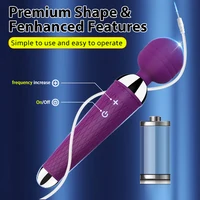 Leistungsstarke Oral Klitoris Vibratoren USB Ladung Av Zauberstab Vibrator Anal Massager Erwachsene Sex Spielzeug Für Frauen Sichere Silikon Sex Produkt 4