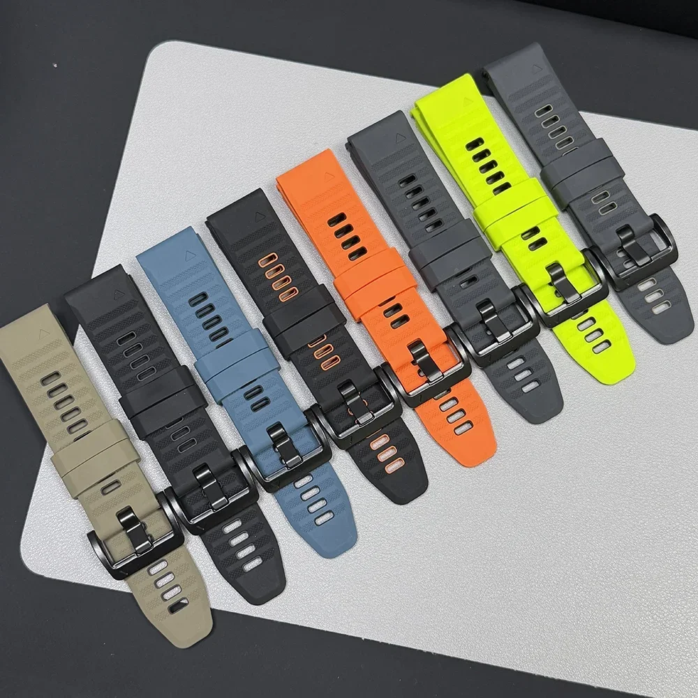 Premium Silicone QuickFit Watch Strap - 22mm/26mm - Universal Fit
