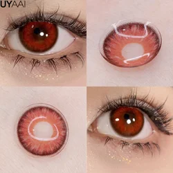Vibrant Halloween Cosplay Contact Lenses - Assorted Colors (Vampire Red)