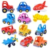 Big Size Traffic Series Building Block Large Particles Car Bus Truck Plane Helicopter Accessories Compatible Duploes Brick Toys 1