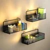 Bathroom Organiser Multifunctional Toiletries Organiser No-Punch Bathroom Shelf Bathroom Kitchen Wall Mount Storage Rack 1