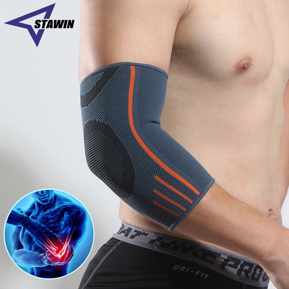 

1 PCS Sports Elbow Brace Compression Support Elastic Gym Elbow Protective Pad Absorb Sweat Basketball Arm Sleeve Elbow Brace New