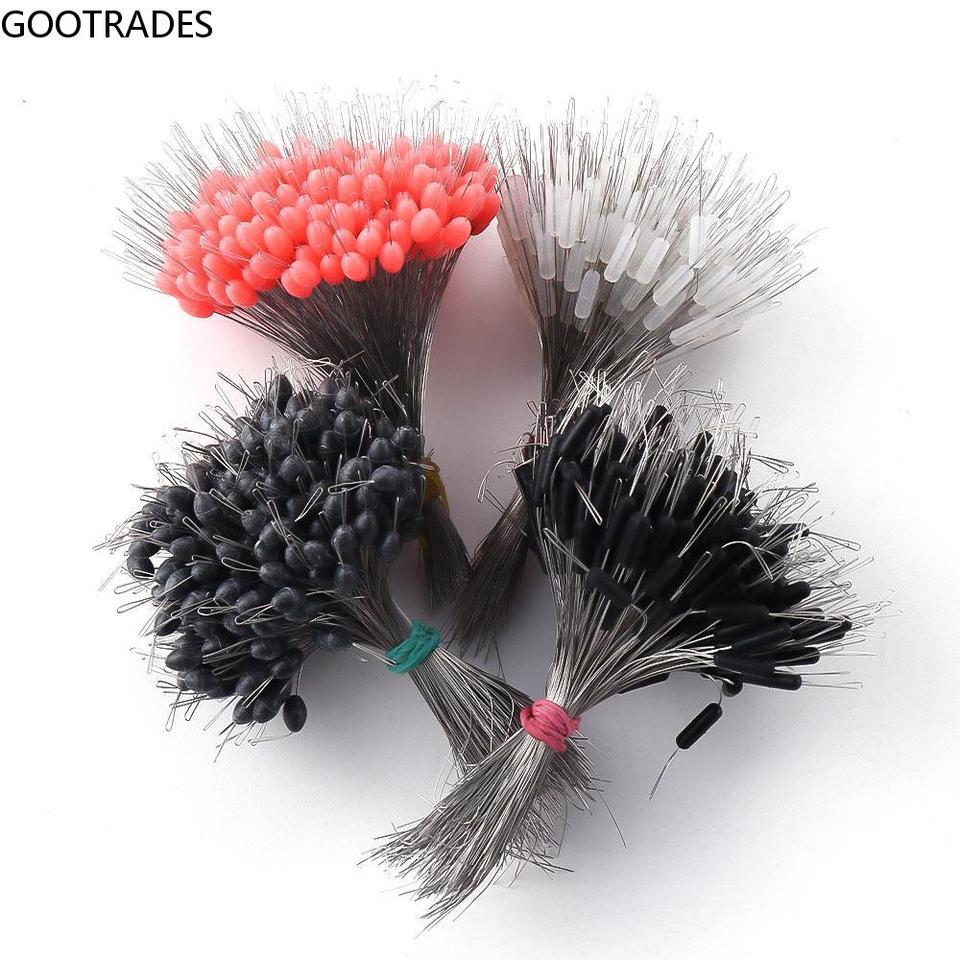 Oval Silicon Rubber Stopper Space Bean Fishing Bobber Accessories