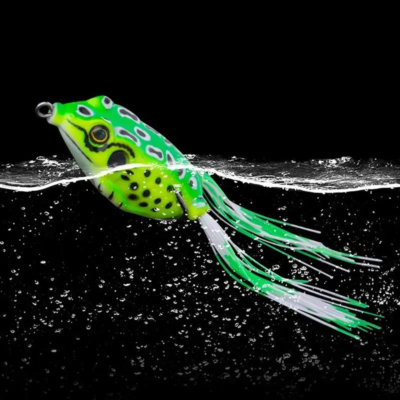 Silicone Material Fishing Lure 4.5cm Artificial Bait Ray Frog Topwater Fishing