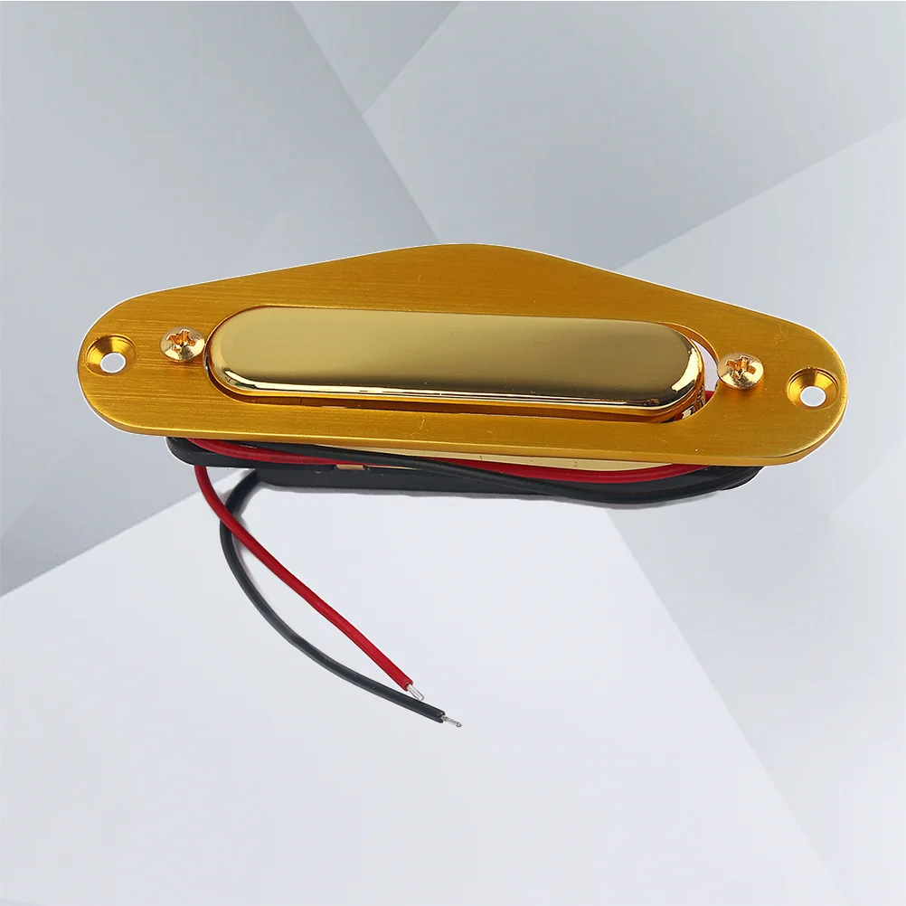 

Vintage Alnico V Electric Guitar Pickup Magnet Neck Sound Pickup Single Coil Alnico Pickup Set with Pickup Frame Gold Plated