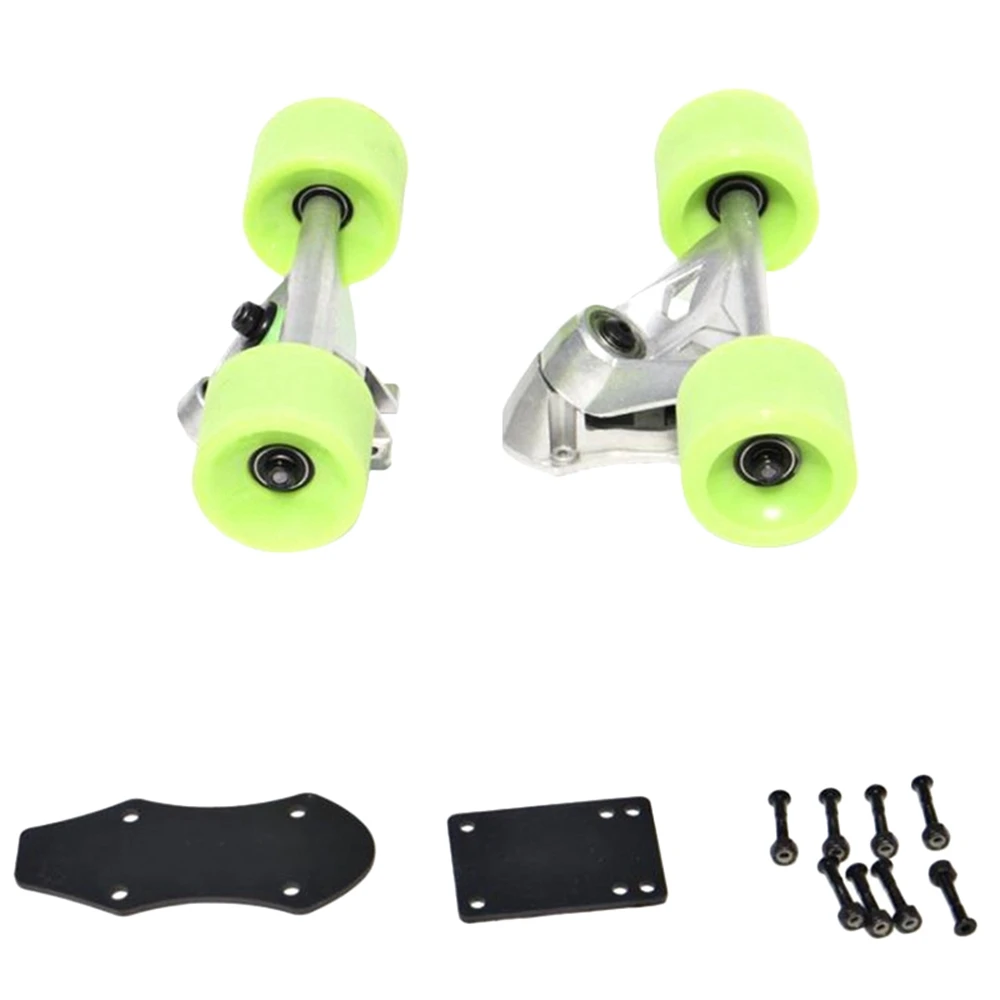 

Arrival 6 Inch CX7 Surf Skateboard Trucks Together with Matte Skateboard Wheels 70x51mm Skate Trucks,Green