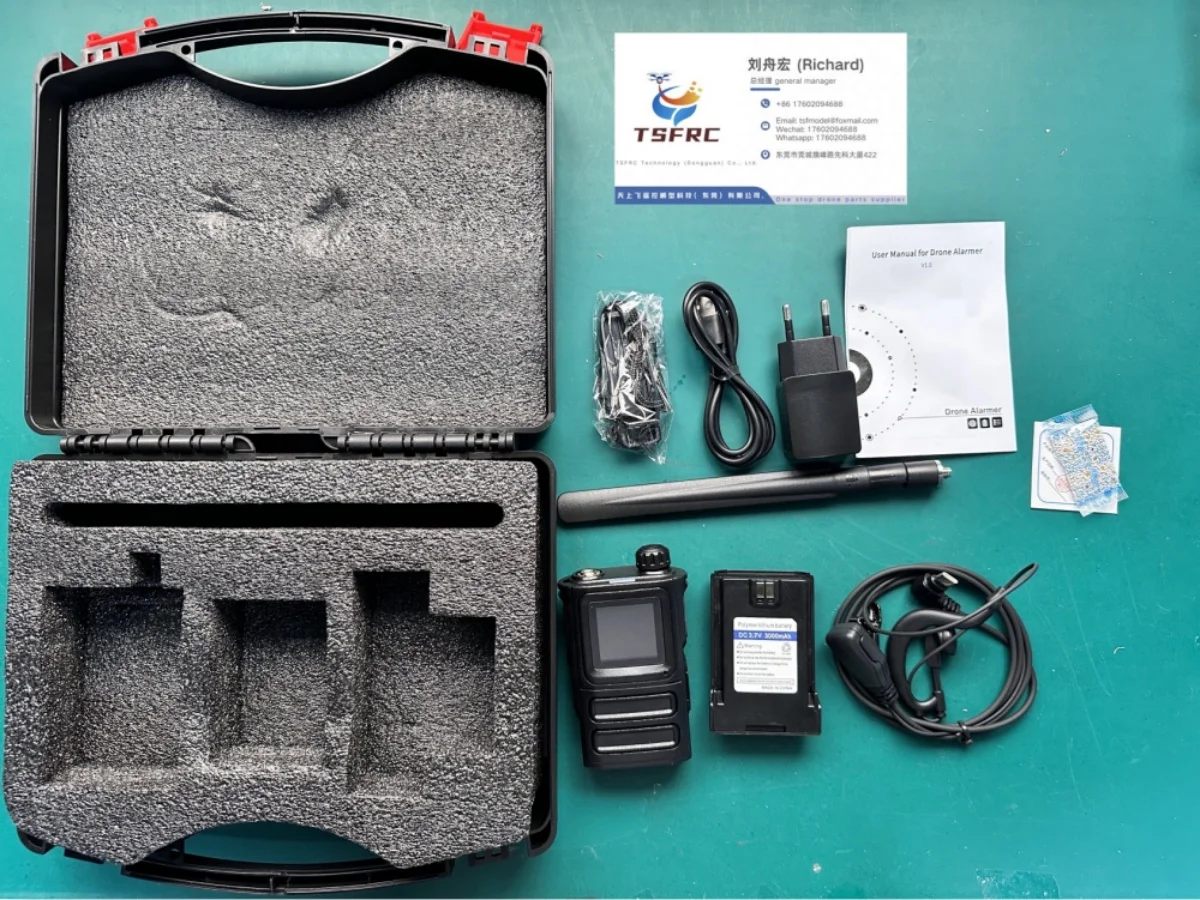 Skydroid s10 drone detector 1km detection distance warning fpv drone