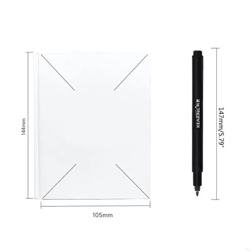 Y5LB DIY 바느질 마커 추적 물 지울 수있는 마킹 펜 사라지는 잉크 패브릭 마커 펜 배니싱 공기 지울 수있는 펜