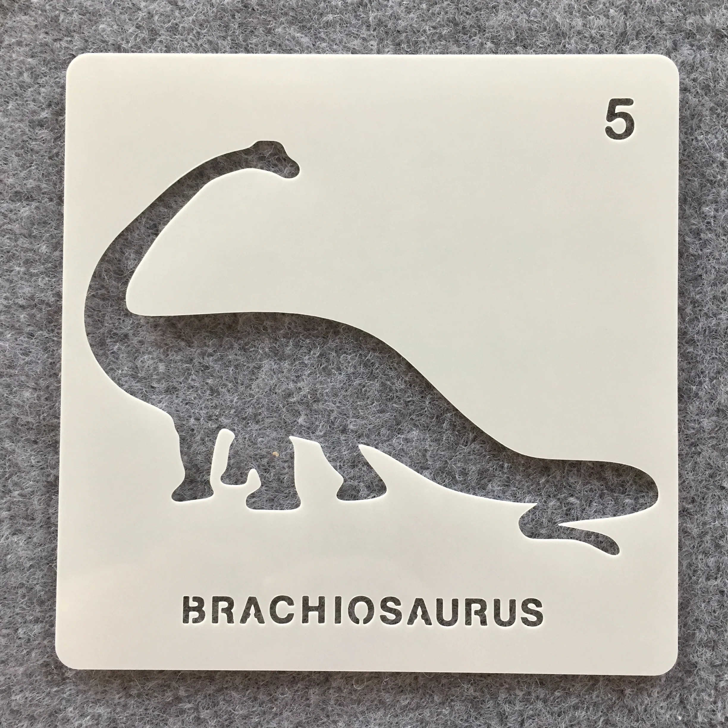 12Pcs/Lot 13cm Prehistoric Dinosaur 12 DIY Layering Stencils Painting Scrapbook Coloring Embossing Album Decorative Template