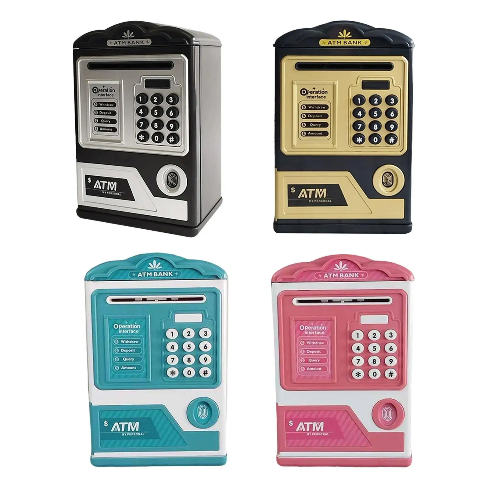 Piggy Bank for Kids,Educational Toys,Creative Gifts,ATM Machine Gifts,Small Money Jar Saving Box for 4 7 8 9 10 11 Year Old