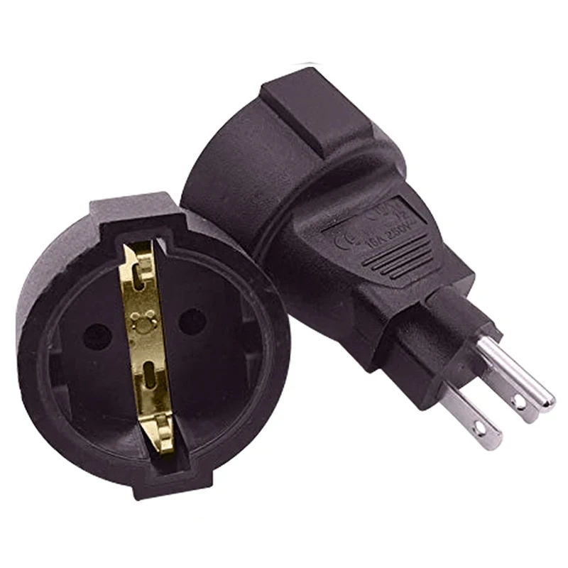 America European C14 C20 to US UK AU EU plug adapter 1pcs Italy Switzerland PDU C20 C14 to US 5-15R 6-15R Convert Power Socket
