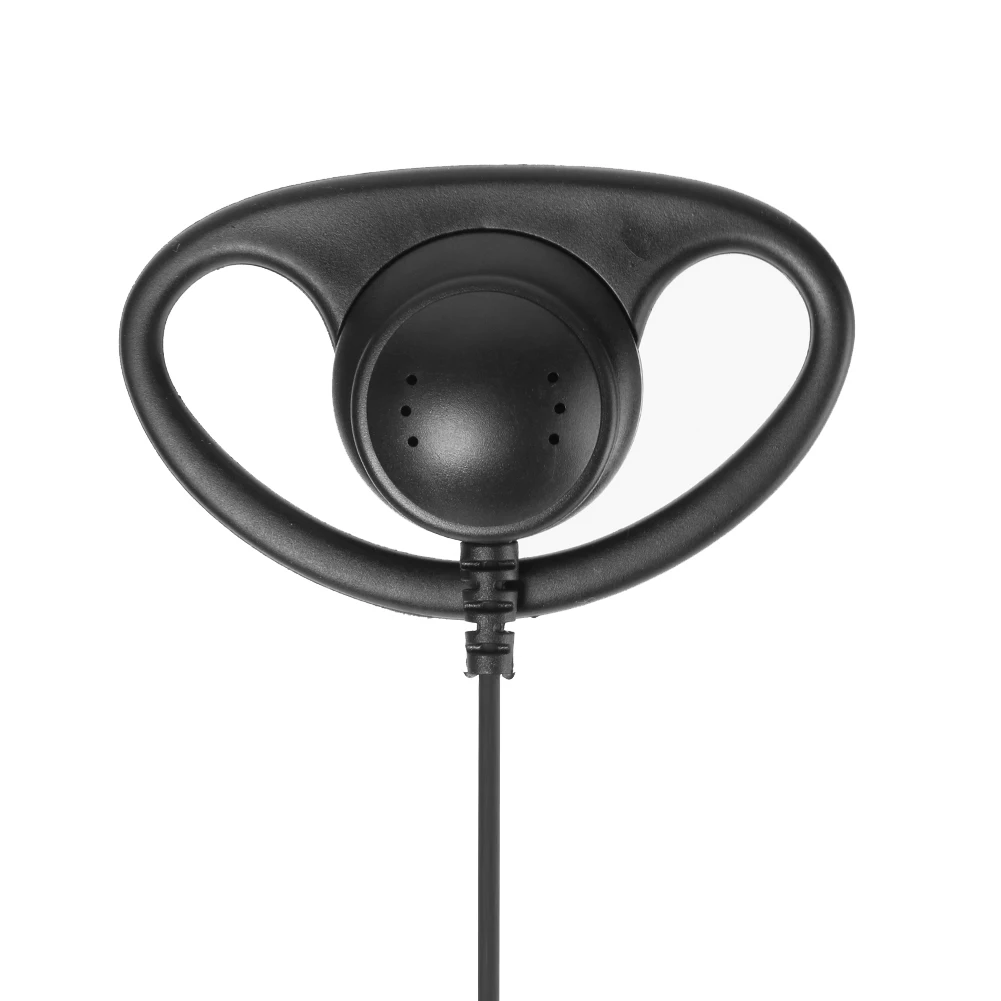 D형 이어폰 이어훅 2핀 K 헤드 PPT 마이크 이어피스 헤드셋(바오펑 라디오용) 부드럽고 편안한 착용감, 떨어지지 않음