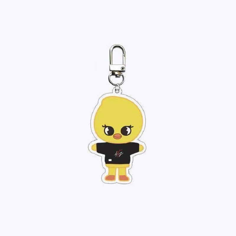 Cartoon SKZOO Stray Children Kawaii jyp jyp kz Acrylic Double sided Keychain Backpack Pendant Car Keychain Pendant Couple Gift key chain,backpack decoration