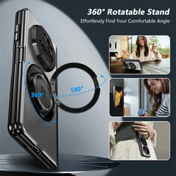 Matte Solid Color Shockproof Phone Case with Holder and Hard Shell Protection for Honor V3 (Silver)