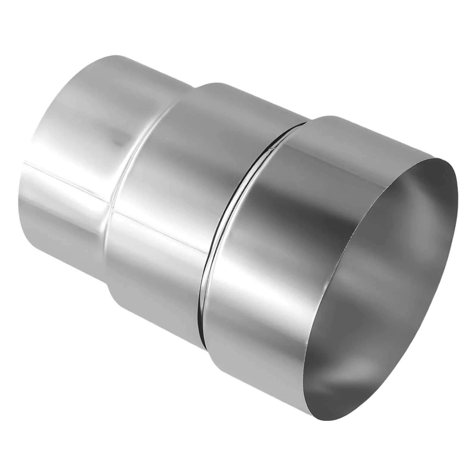 Stainless Steel Flue Liner Reducer 60-120mm Exhaust Pipe Reducing Joint Chimney Adaptor Stove Pipe Ventilation Accessories