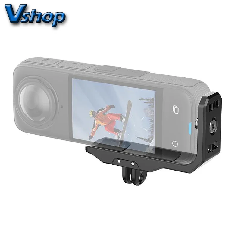 For Insta360 X4 / X5 PULUZ Vertical Horizontal Shooting Quick Release Metal L Bracket