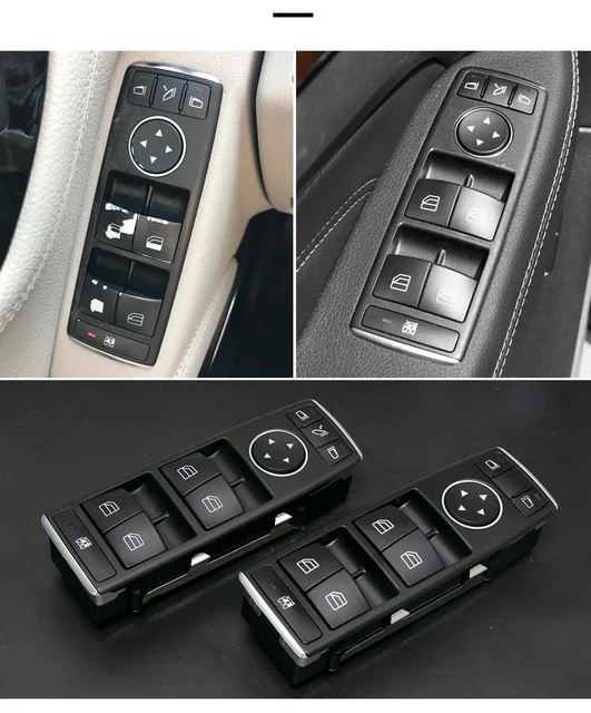 Interruttore Alzacristelli Per Mercedes W176 W246 - Ricambio Plastica ABS, Codice OE 1669054300, Facile Installazione - Foto 6