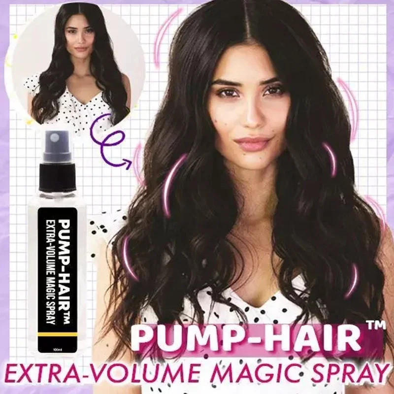 Fluffy Volumizing Hair Spray Extra-Volume Spray Hairspray Hair Styling Strong Styling Gel Hairs Fibers Sprays
