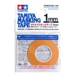 Premium TAMIYA Multi - Width Masking Tape for Precision Spraying and Coloring - 18m Length (1mm)