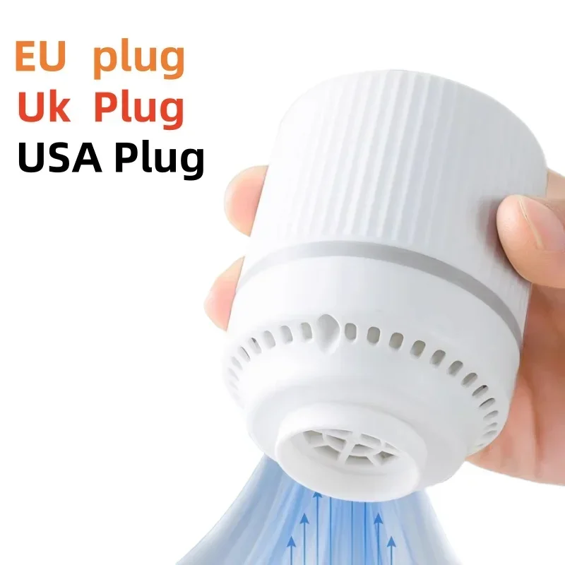 Portable Electric Air Pump for Vacuum Bags, Suitable for Clothes Storage Bags, Labor-Saving Compression Tool, EU, USA, UK Plug 1